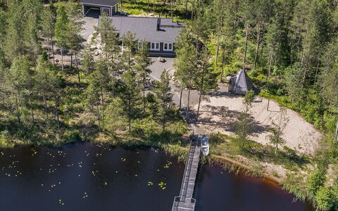 Pertunmaa 603: Verblijf, Lariks, Evergreen, Pine Family, Blokhut