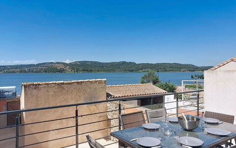 La Maison de L'Etang: Kust, Balkon, Schaduw, Buitenmeubels, Villa, Geluid, Baai, Badplaats, Toevlucht