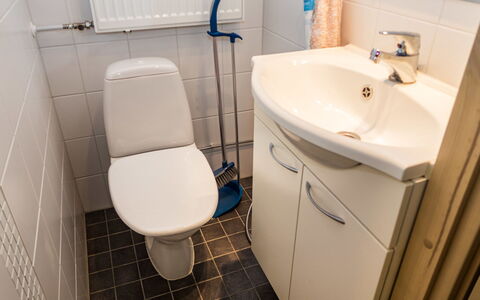Länsirinne D 16: Badkamer, Wastafel In De Badkamer, Wc Bril, Loodgieterswerkinrichting, Toilet, Wastafel, Flooring, Verdieping, Interieur Ontwerp, Kraan