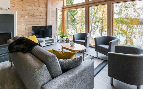 Villa Kurki: Hout, Verblijf, Blokhut, Woud, Schuur, Garden Gebouwen, Lariks, Bos, Beits