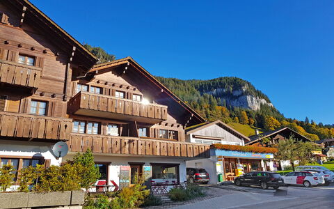 Chalet Burgfeld: Gebouw, Lucht, Fabriek, Eigendom, Venster, Berg, Huis, Auto, Buurt