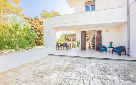 Villa Salento: Fabriek, Eigendom, Gebouw, Lucht, Interieur Ontwerp, Venster, Boom, Geel, Deur, Flooring