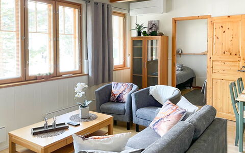 Levin Rinnelinna A8: Hout, Siding, Verblijf, Huis, Huis, Plank, Garden Gebouwen, Blokhut, Hardwood, Veranda