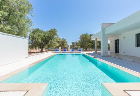 Villa Stella Cadente: Water, Lucht, Gebouw, Zwembad, Azure, Boom, Schaduw, Rechthoek, Gras, Vrije Tijd