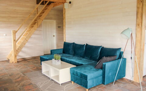 Dom Przy Cisowym Jarze: Bankstel, Hout, Rechthoek, Flooring, Verdieping, Comfort, Hardwood, Slaapbank, Woonkamer, Tafel