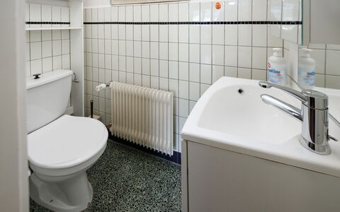 Les Diablerets 600: Badkamer, Loodgieterswerkinrichting, Wastafel In De Badkamer, Wastafel, Flooring, Toilet, Wc Bril, Verdieping, Interieur Ontwerp, Kraan
