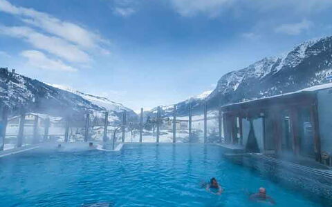 Tga da Plaz: Lucht, Bergketen, Berg, Water, Atmosfeer, Alpen, Badplaats, Zwembad, Heuvel Station, Wolk