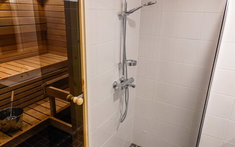 Skistar 105: Flooring, Hout, Verdieping, Badkamer, Loodgieterswerkinrichting, Interieur Ontwerp, Loodgieter, Tegel, Douche, Deur Van De Douche