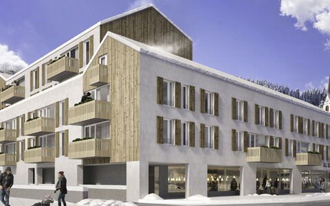 Typ 2 All Suite Innallfi 6P: Wolk, Lucht, Gebouw, Eigendom, Stedelijk Ontwerp, Sneeuw, Facade, Commercieel Gebouw, Onroerend Goed, Venster