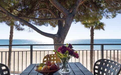 Reus Mediterraneo: Lucht, Water, Tafel, Fabriek, Meubilair, Eigendom, Stoel, Bloem, Bloempot, Gebouw