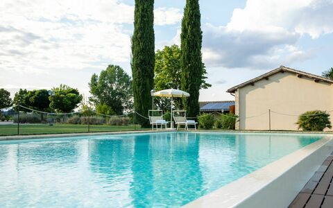 The swimming pool