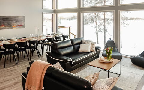 Villa Kallas: Meubilair, Interieur Ontwerp, Flooring, Hout, Verdieping, Stoel, Bankstel, Tafel, Houten Vloer, Woonkamer