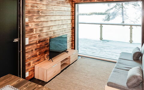 Villa Kallas: Hout, Hardwood, Beits, Houten Vloer, Plank, Winter, Blokhut, Woonkamer, Timmerhout, Daylighting