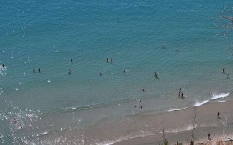 Ventimiglia 633: Water, Kust En Oceanic Landvormen, Strand, Wind Wave, Landschap, Zand, Kust, Horizon