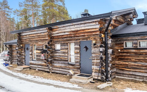 Salmikankaan Kelo D2: Hout, Verblijf, Blokhut, Winter, Siding, Freezing, Timmerhout, Sneeuw, Plank, Hardwood