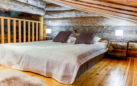 Salmikankaan Kelo D2: Interieur Ontwerp, Flooring, Hout, Verdieping, Meubilair, Houten Vloer, Slaapkamer, Bed, Plafond, Verlichting