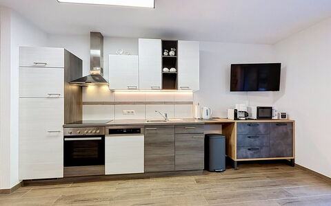 Apart Annabell: Meubilair, Cabinetry, Countertop, Keuken, Toestel Van De Keuken, Flooring, Interieur Ontwerp, Hout, Major Appliance, Plafond