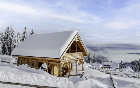 Chalet Amsel: Wolk, Lucht, Sneeuw, Gebouw, Venster, Huis, Helling, Boom, Natuurlijk Landschap, Hout