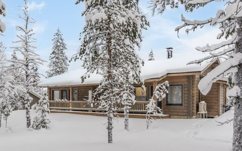 Pehtoori B: Sneeuw, Winter, Hout, Verblijf, Huis, Huis, Freezing, Lariks, Helling, Blokhut