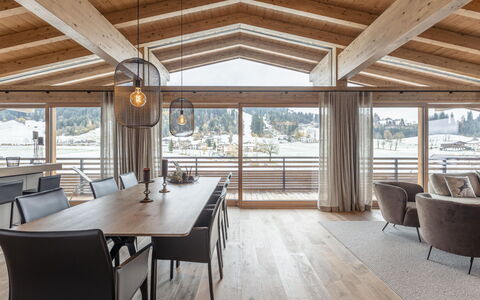 Accommodatie:&nbsp;Penthouse mit 3 Schlafzimmern & Kamin 400.5