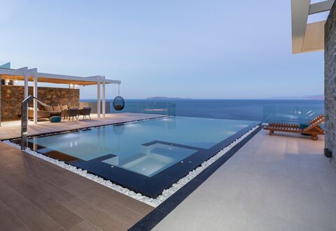 Nereid Luxury Villa: Water, Lucht, Meubilair, Zwembad, Gebouw, Azure, Huis, Ligstoel, Hout, Buitenmeubels