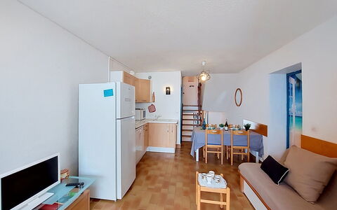 Le Barcarès 966: Meubilair, Interieur Ontwerp, Hout, Flooring, Verdieping, Appartement, Kamer, Plafond, Stoel, Woonkamer