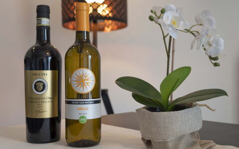 Novoli Suite Apartment: Fabriek, Bloem, Fles, Drinkware, Kamerplant, Bloempot, Wijn, Glazen Fles
