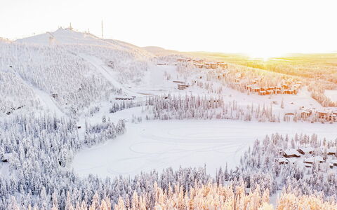 Rukan Rinnemaa a: Winter, Sneeuw, Landschap, Freezing, Terrein, Zonsopkomst, Geologisch Fenomeen, Vorst, Ochtend, Zonlicht