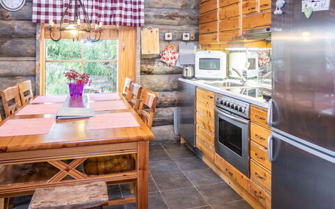 Rukanhippu: Hout, Verblijf, Huis, Keuken, Blokhut, Meubilair, Plafond, Beits, Keuken En Eettafel, Hardwood