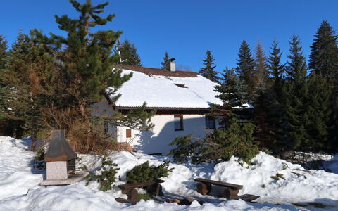 Harrachov 637: Eigendom, Lucht, Tafel, Hout, Schaduw, Verdieping, Buitenmeubels, Stoel, Flooring, Beits