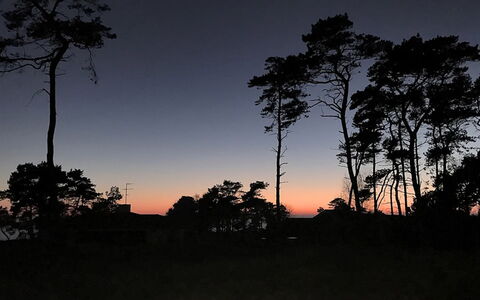 Gyrid - 150M from the Sea: Lucht, Afdeling, Natuur, Schemer, Zonsondergang, Atmosferisch Fenomeen, Afterglow, Horizon, Oranje, Avond