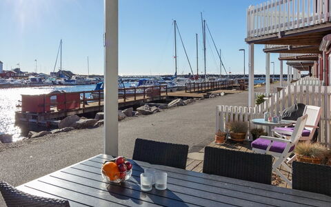 Halldora - 10M from the Sea: Dek, Schaduw, Jachthaven, Buitenmeubels, Dok, Boot, Hardwood, Gang, Boardwalk, Veranda