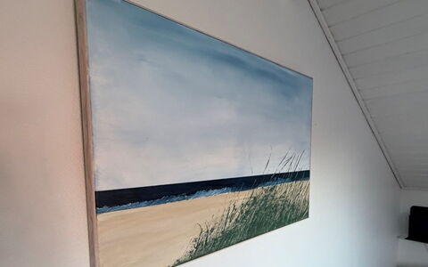 Adils - 2.5Km from the Sea: Zee, Kust, Oceaan, Moderne Kunst, Kust, Fotolijst, Strand
