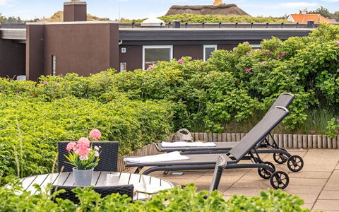 Legolas - 50M from the Sea: Meubilair, Buitenmeubels, Struik, Stoel, Buitentafel, Tuin, Schaduw, Landscaping, Patio
