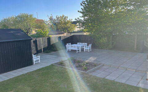 Evgenia - 950M from the Sea: Tuin, Struik, Land Lot, Backyard, Gazon, Landscaping, Werf, Schaduw, Gang, Binnenplaats