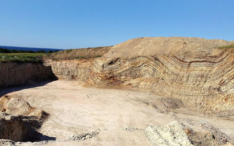 Eljas - 200M to the Fjord: Felsen\, Terrein, Badlands, Bedrock, Geologisch Fenomeen, Dagzomende, Geologie, Helling