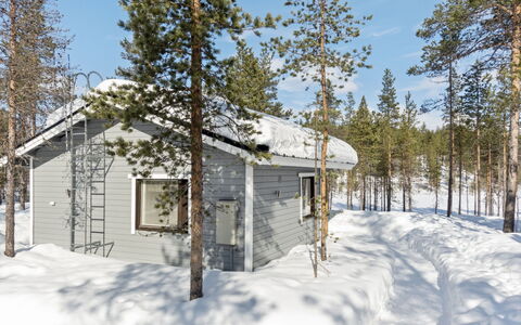 Riekko: Hout, Winter, Sneeuw, Huis, Huis, Verblijf, Freezing, Siding, Helling, Lariks