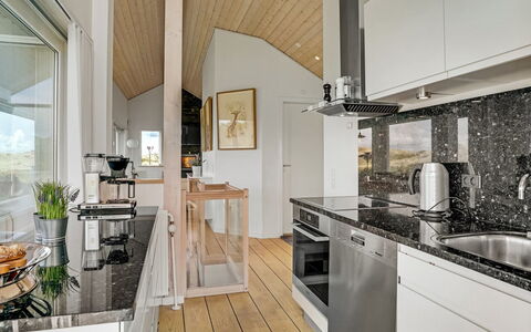 Ejvind - 100M from the Sea: Flooring, Keuken, Interieur Ontwerp, Hout, Countertop, Plafond, Verdieping, Houten Vloer, Meubilair, Cabinetry