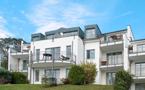 Zinnowitz 190: Blauw, Balkon, Appartement, Landgoed, Villa, Herenhuis
