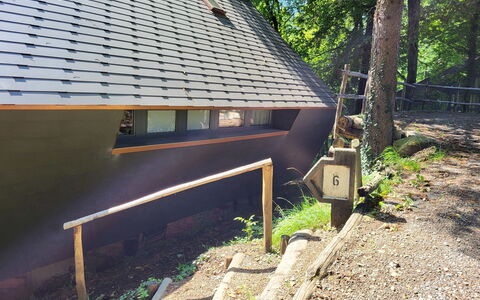 Bosco della Bella 6: Fabriek, Gebouw, Venster, Boom, Hout, Gras, Schaduw, Helling, Huis, Tinten En Schaduwen