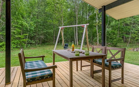 Borka - 1.2Km from the Sea: Meubilair, Hout, Buitenmeubels, Tafel, Stoel, Buitentafel, Schaduw, Veranda, Hardwood, Keuken En Eettafel