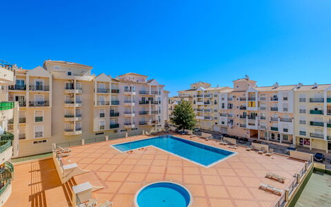 Sunny Beach Casa-M: Woongebied, Appartement, Condominium, Balkon, Hotel, Zwembad, Badplaats