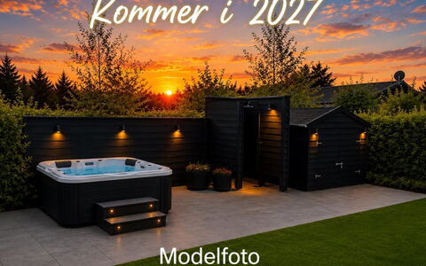 Henrikke - 500M to the Fjord: Tuin, Werf, Landschap Verlichting, Landscaping, Binnenplaats, Backyard, Bloempot, Ontwerp, Nacht