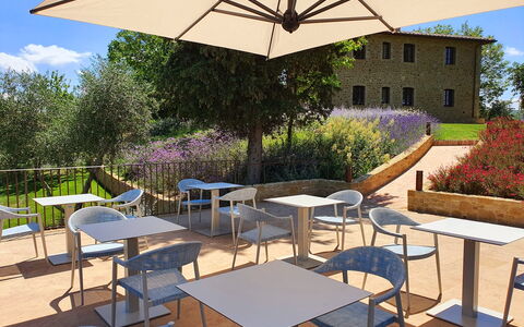 Villa Bartolomeo: Fabriek, Meubilair, Eigendom, Tafel, Lucht, Wolk, Schaduw, Buitentafel, Verlichting, Interieur Ontwerp