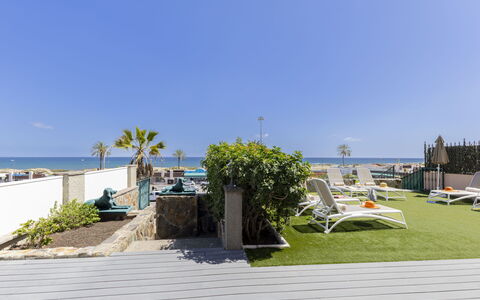 Santa Ana 2: Zee, Kust, Oceaan, Strand, Schaduw, Toevlucht, Tropen, Buitenmeubels, Caribbean, Hotel