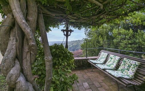 La Casa del Fale di Collodi: Meubilair, Eigendom, Cabinetry, Fotolijst, Venster, Gebouw, Comfort, Azure, Lade, Hout
