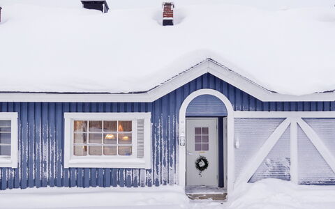 Päivänsäde: Hout, Sneeuw, Winter, Verblijf, Freezing, Huis, Blokhut, Lariks, Siding