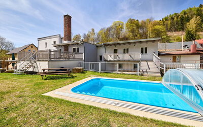 Desná V Jizerských Horách 788: Zwembad, Landgoed, Toevlucht, Boerderij, Villa, Eco Hotel, Backyard