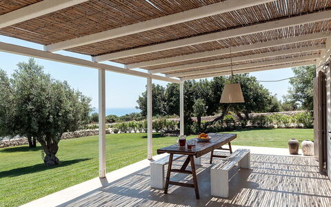 Isolina Verde - Scicli, Sicilia: Fabriek, Eigendom, Tafel, Schaduw, Buitentafel, Buitenmeubels, Interieur Ontwerp, Architectuur, Boom, Stoel