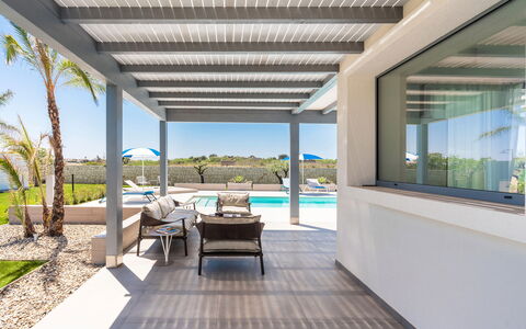 Casa Colori - Noto, Sicilia: Fabriek, Eigendom, Tafel, Interieur Ontwerp, Schaduw, Gebouw, Condominium, Woongebied, Stoel, Lucht